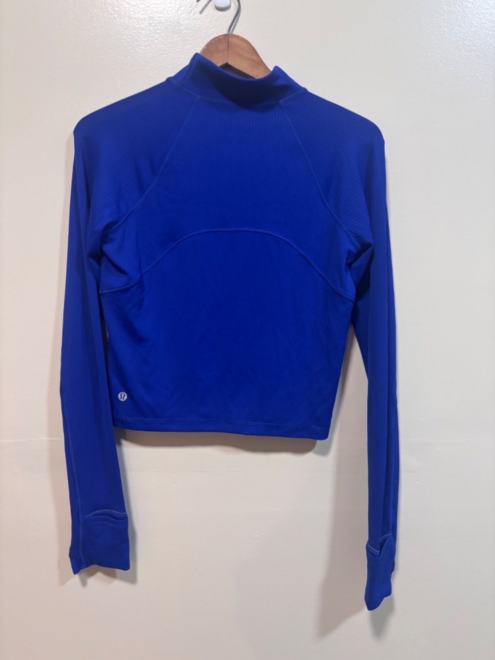 Lululemon Its Rulu Ribbed Cropped Half Zip *Updated M - Picture 4 of 7